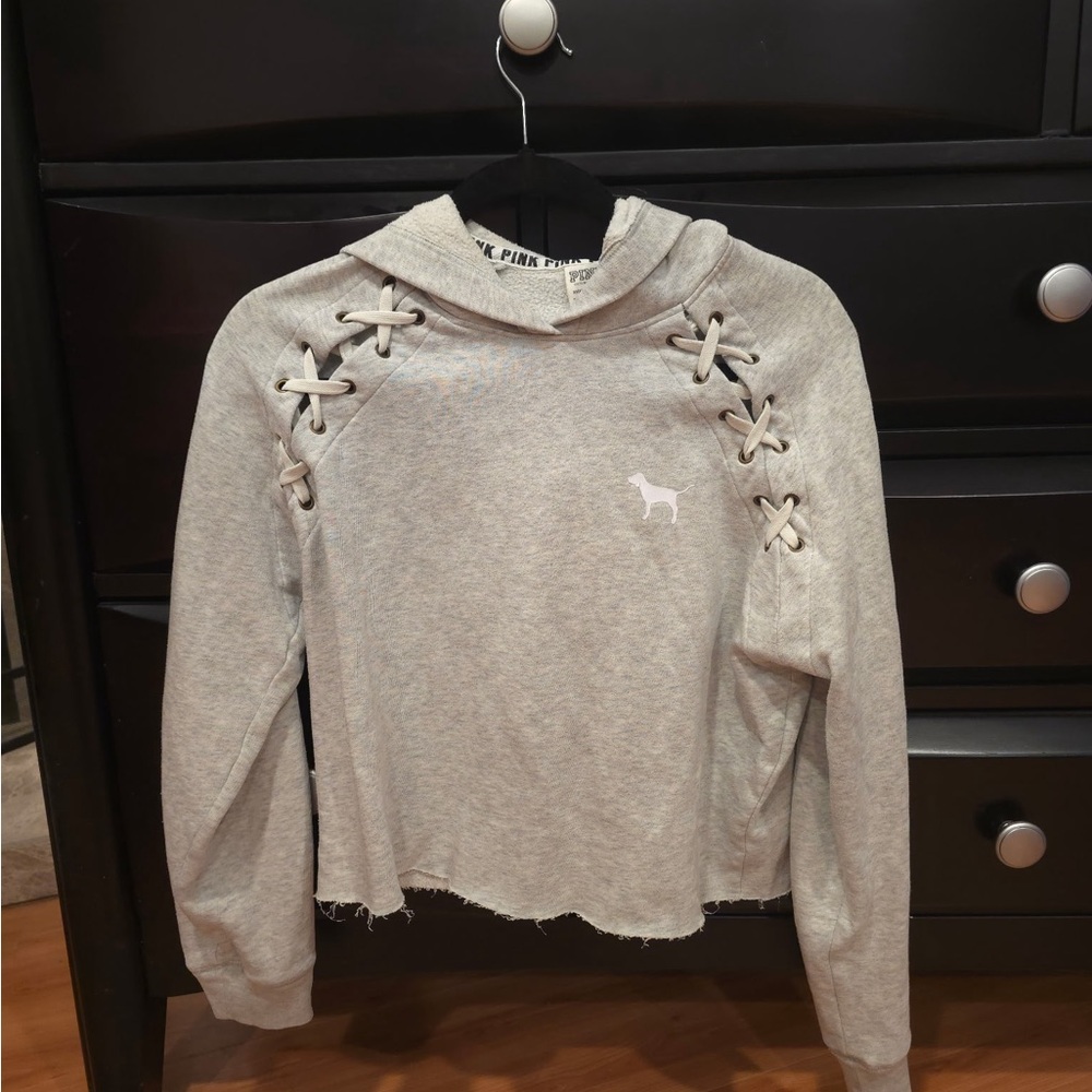 PINK Victoria's Secret Gray Hoodie